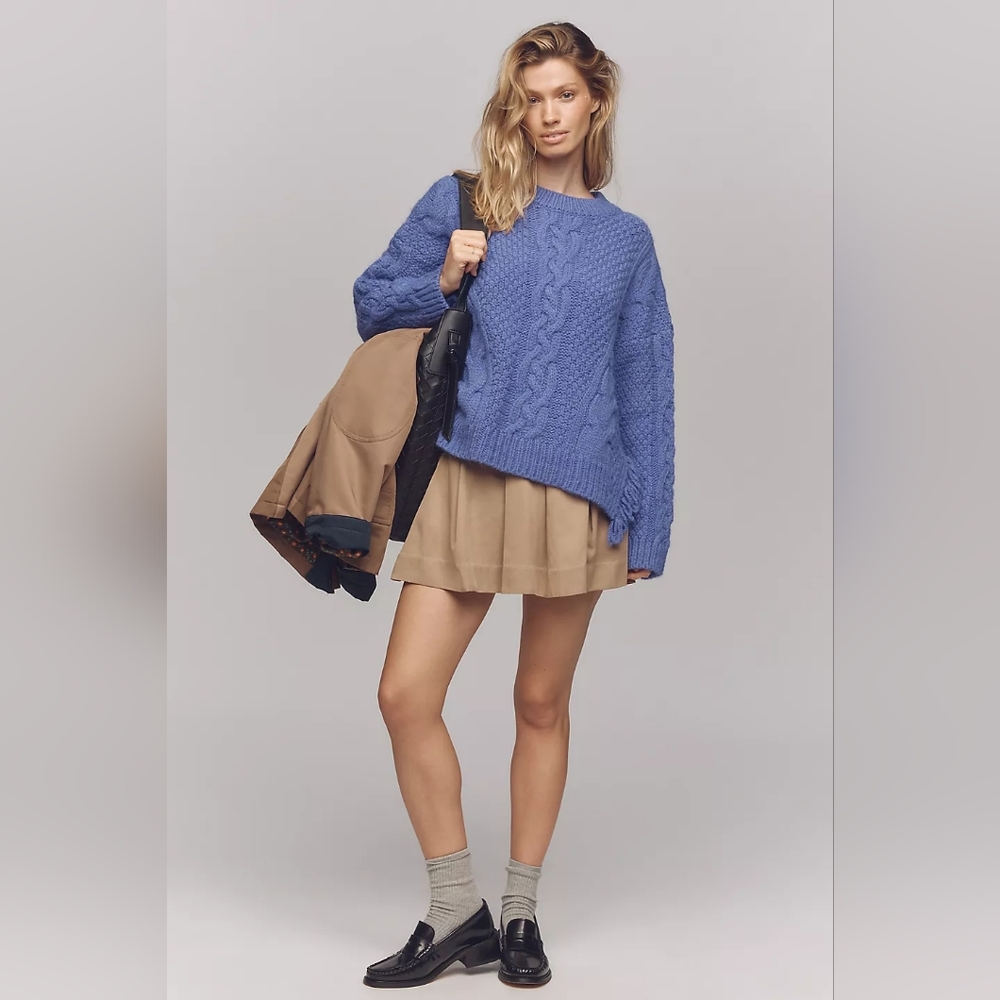 Nwt! Pilcro Plush Blue/purple Sweater
